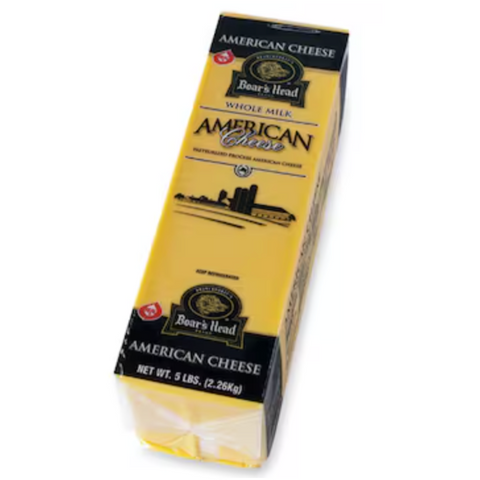 Boar's Head Yellow American Deli Cheese Slices (price per half lbs)