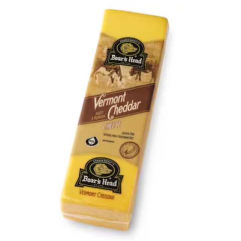 Boar's Head Vermont Deli Cheddar Cheese, Yellow (price per half lbs)