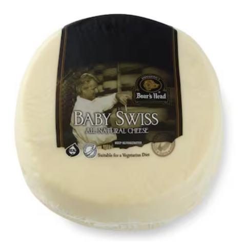 Boar's Head Deli Baby Swiss Round Cheese (price per half lbs)