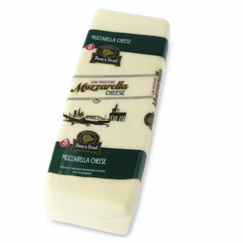Boar's Head Deli Slicing Mozzarella Cheese, Low Moisture (price per half lbs)