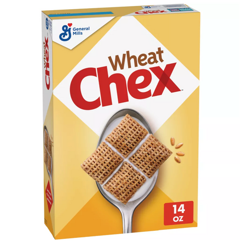 Wheat Chex Breakfast Cereal, Whole Grain, 14 oz