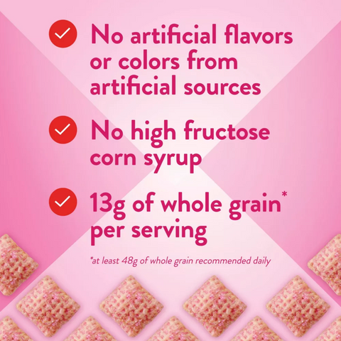 Chex Strawberry Vanilla Breakfast Breakfast Cereal, 12.4 oz