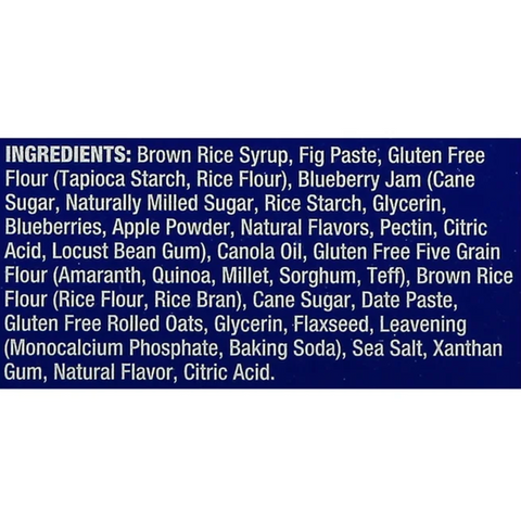 Nature's Bakery Gluten Free, Blueberry Fig Bars, 6 Count