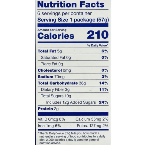 Nature's Bakery Gluten Free, Blueberry Fig Bars, 6 Count