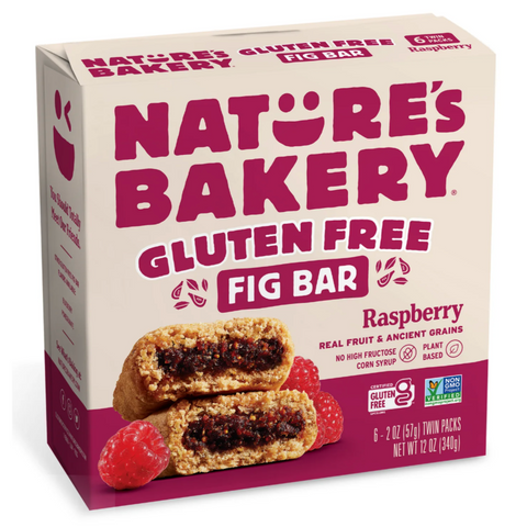 Nature's Bakery Gluten Free, Raspberry Fig Bars, 6 Count