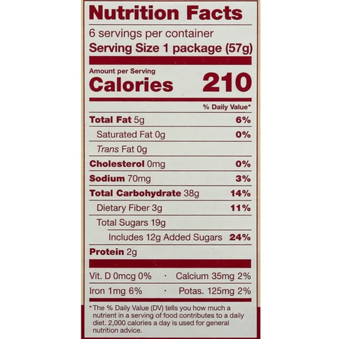 Nature's Bakery Gluten Free, Raspberry Fig Bars, 6 Count