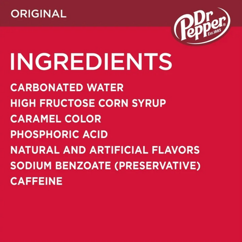Dr Pepper Mini Soda Pop Soft Drink, 7.5 fl oz, 6 Count
