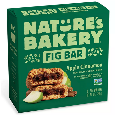 Nature's Bakery Apple Cinnamon Fig Bar, 6 Count
