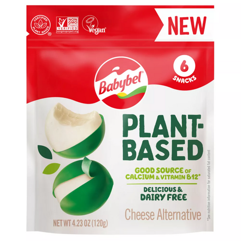 Babybel Plant-Based Vegan Cheese Alternative, 4.23oz, 6 Ct