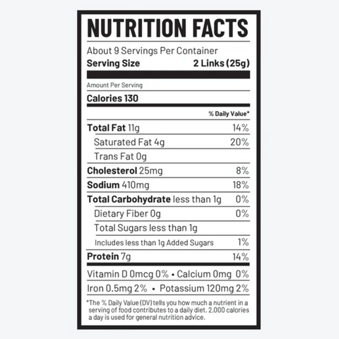 Duke's Original Recipe Shorty Smoked Sausages, 7.5 oz