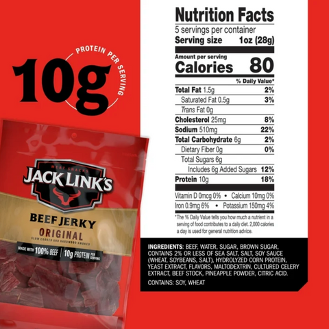 Jack Link's Original Beef Jerky, 5 oz.