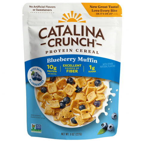 Catalina Crunch Protein Cereal, Blueberry Muffin With Real Blueberries 8 oz