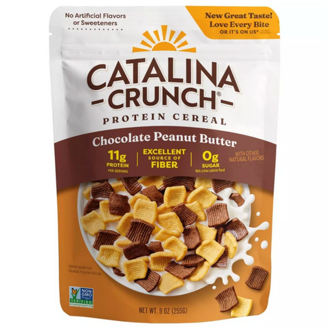 Catalina Crunch Protein Cereal, Chocolate Peanut Butter 9 oz