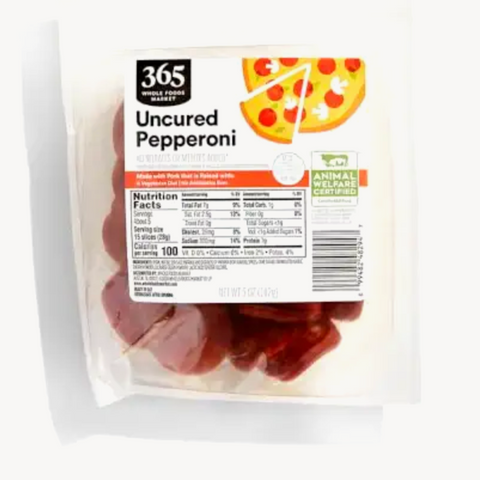 365 Pepperoni, Mini Pork Sliced, 5 oz