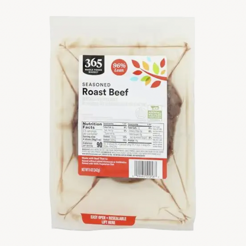 365 Roast Beef, Sliced, 5 oz