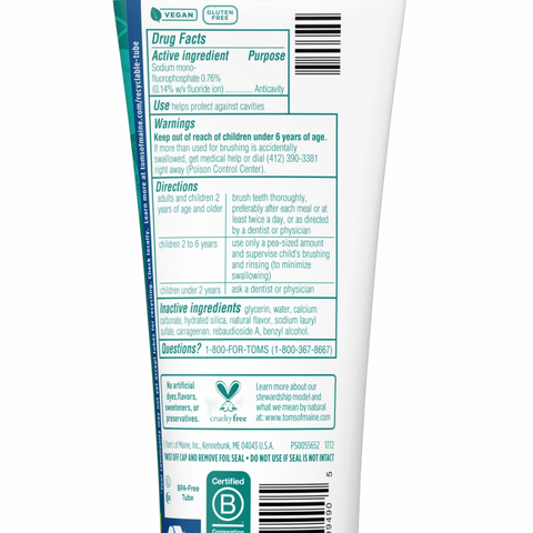 Tom’s of Maine Watermelon Wiggle Kids Toothpaste with Fluoride, 5.1 Oz