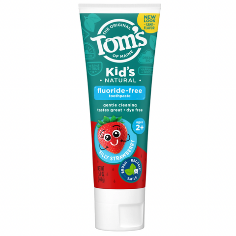 Tom’s of Maine Silly Strawberry Kids Toothpaste with Fluoride, 5.1 Oz