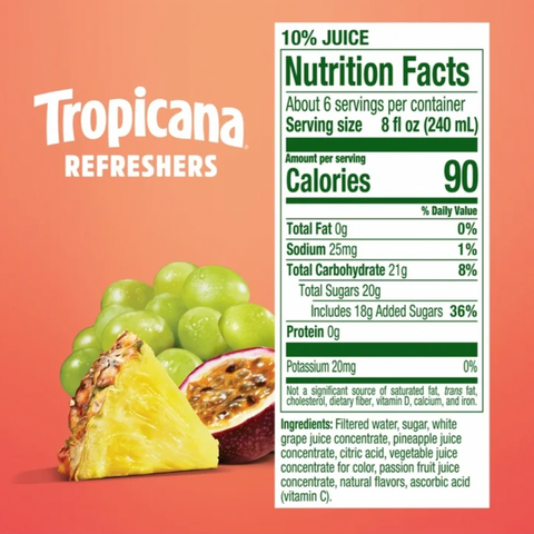 Tropicana Tropical Punch Juice Drink, 46 fl oz