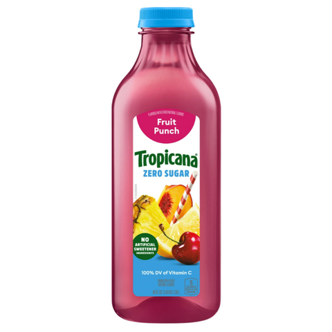 Tropicana Sugar-Free Fruit Punch Juice Drink, 46 fl oz