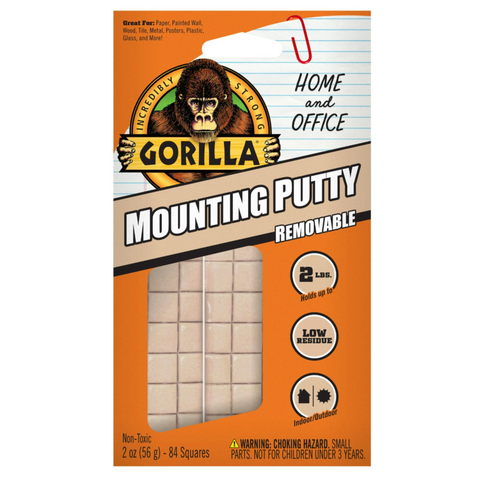 Gorilla Glue Mounting Putty 84 Pre-Cut Squares