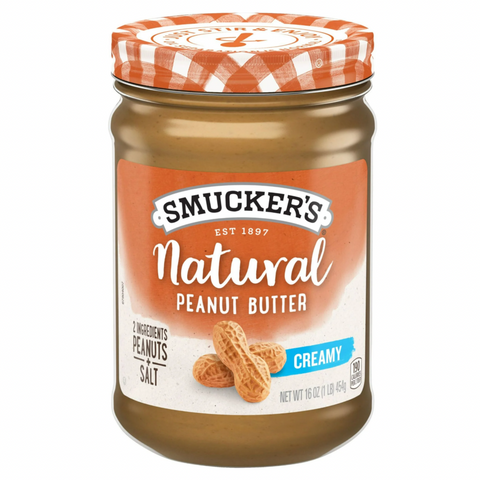 Smucker's Creamy Natural Peanut Butter, 16 oz
