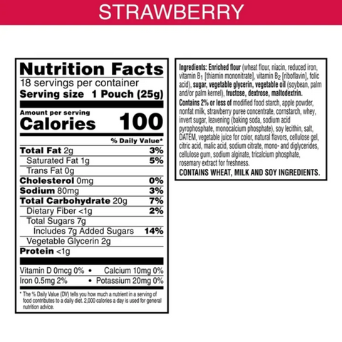 Special K Bar Strawberry Chewy Pastry Crisps, 36 Count
