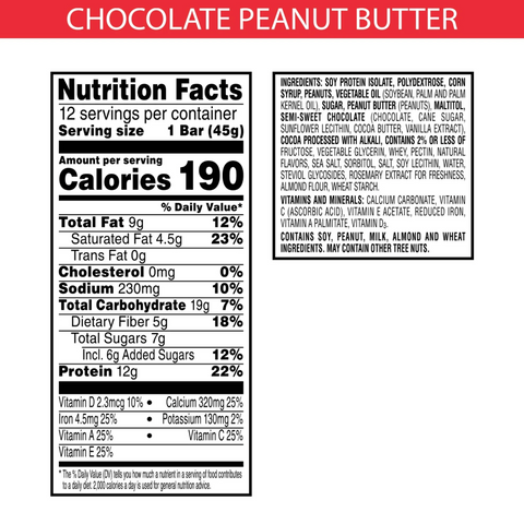 Kellogg's Special K Protein Meal Bar, Chocolate Peanut Butter, 12 Ct
