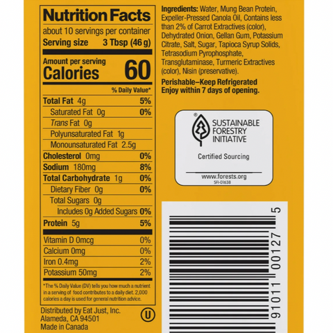Just Egg, Plant-Based Egg, Non-GMO, Egg-Free, 16 oz