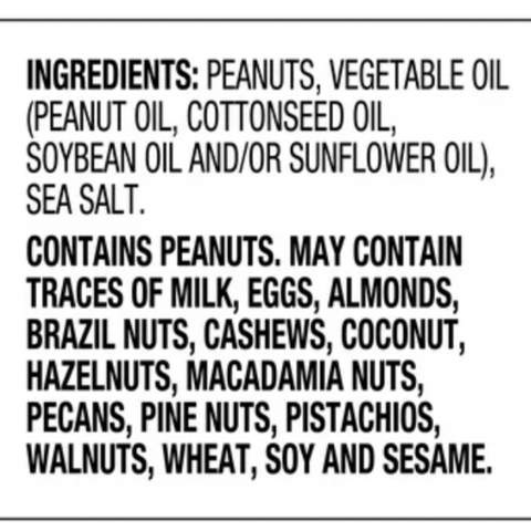 Great Value Roasted & Salted Cocktail Peanuts, 35 oz