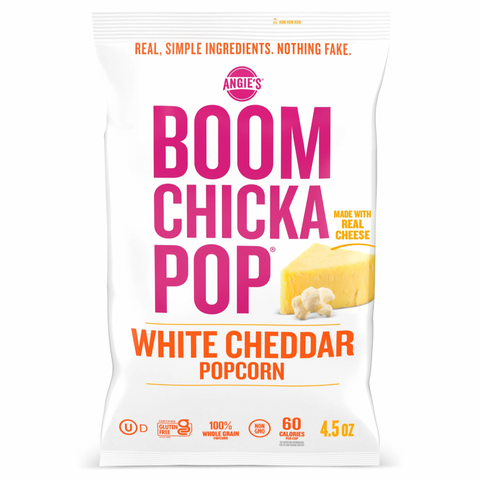 Angie's BOOMCHICKAPOP White Cheddar Popcorn, 7 oz