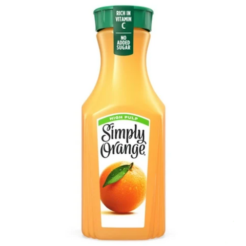 Simply Orange High Pulp Orange Juice, 46 fl Oz