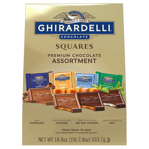 Ghirardelli Chocolate Assorted Squares Bag, 18.8 oz.