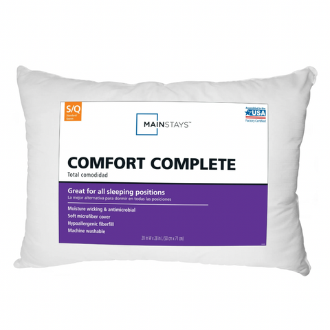 Mainstays Comfort Complete Bed Pillow, Queen