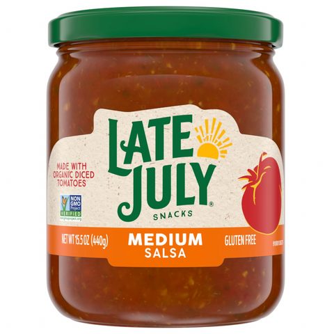 Late July Snacks Medium Salsa, 15.5 oz