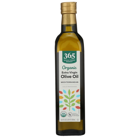365 Organic Extra Virgin Olive Oil 100% Mediterranean Blend, 16.9 fl oz