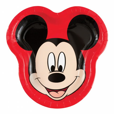 Mickey Mouse Paper Dinner Plates, 8 Ct