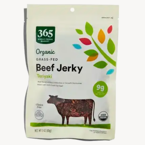 365 Organic Teriyaki Beef Jerky, 3 oz.