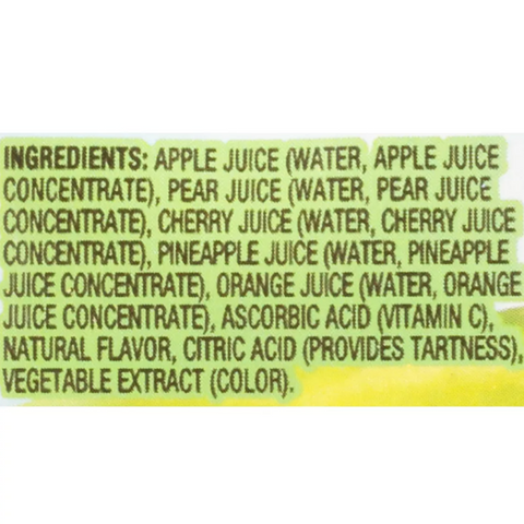 Apple & Eve Organics, Elmo's Punch Juice, 4.23 fl-oz, 8 Count