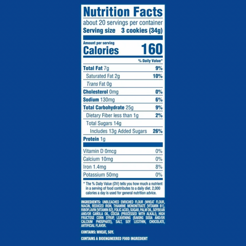OREO Original Chocolate Sandwich Cookies, Party Size, 24.16 oz