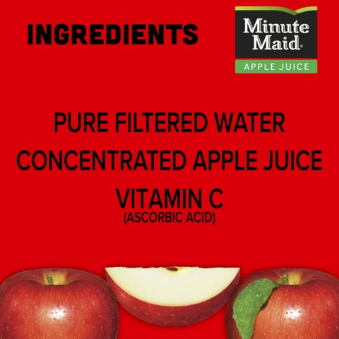 Minute Maid Apple Juice, 10 fl oz, 6 Count