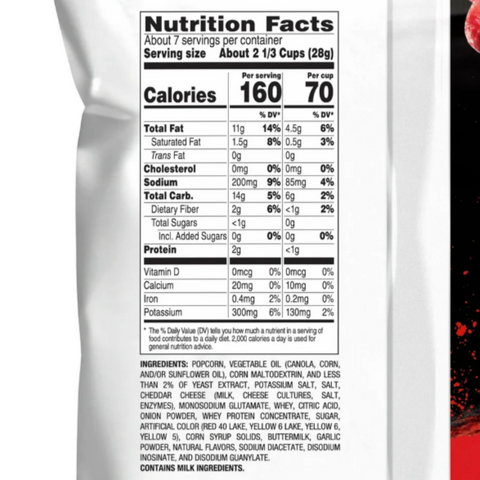 Smartfood Cheetos Flamin Hot Flavored Popcorn, 6.5 oz