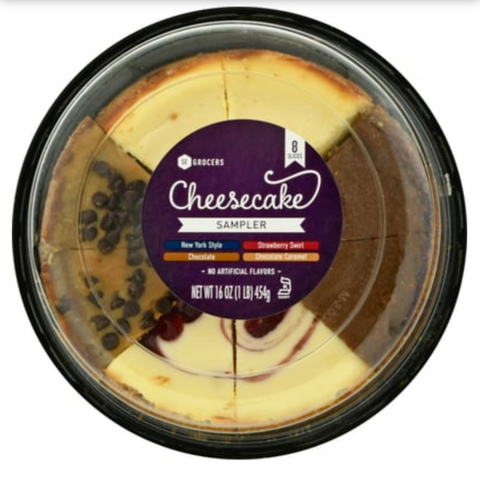 SE Grocers Sampler Cheesecake, 16 oz