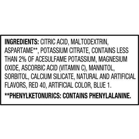 Great Value Strawberry Orange Banana Drink Mix Powder, 0.4 oz, 6 Count