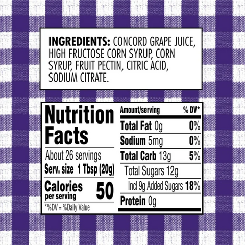 Smucker's Jam Concord Grape Jelly, 18 oz