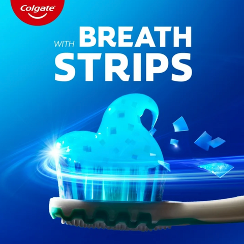 Colgate Max Fresh Cool Mint Breath Strips Toothpaste, 6.3 oz