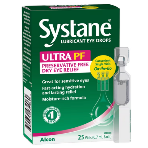 Systane Ultra Lubricant Eye Drops for Dry Eye Symptoms, 25 Count