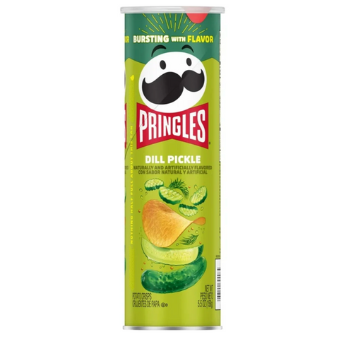 Pringles Dill Pickle Potato Crisps Chips, 5.5 oz