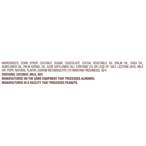 Mounds Dark Chocolate and Coconut Snack Size Candy Bars 0.6 oz, 12 Count