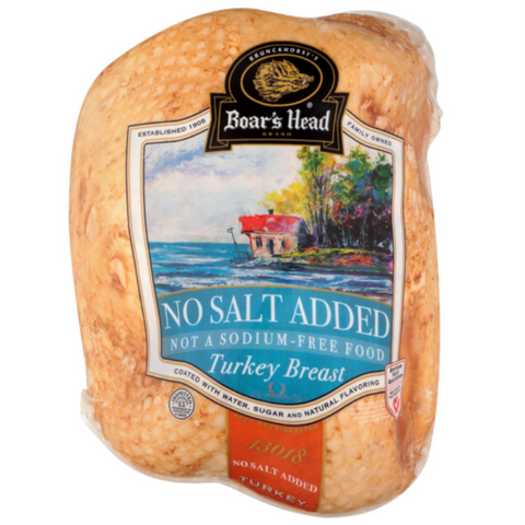 Boar's Head No Salt Added Turkey Breast (price per half lbs)