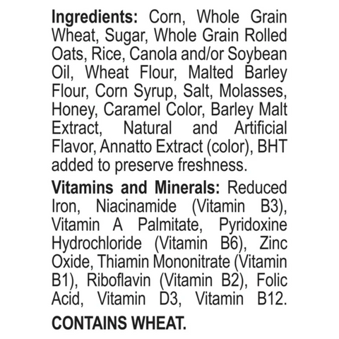 Post Honey Bunches of Oats Honey Roasted, Crunchy Breakfast Cereal, 12 oz